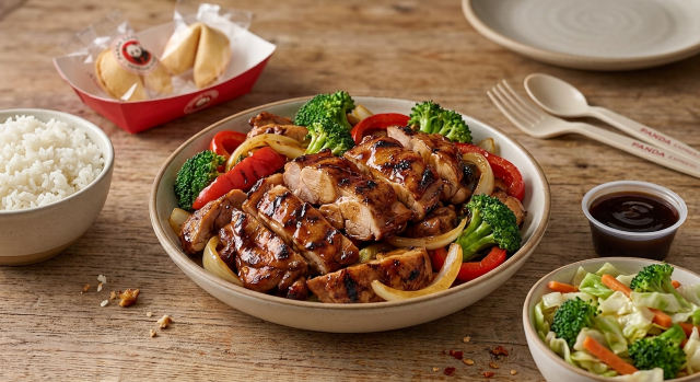 Fast food Grilled Teriyaki Chicken from Panda Express